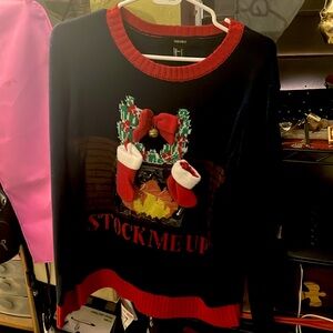 “STOCK ME UP” CHRISTMAS SWEATER FROM FOREVER 21